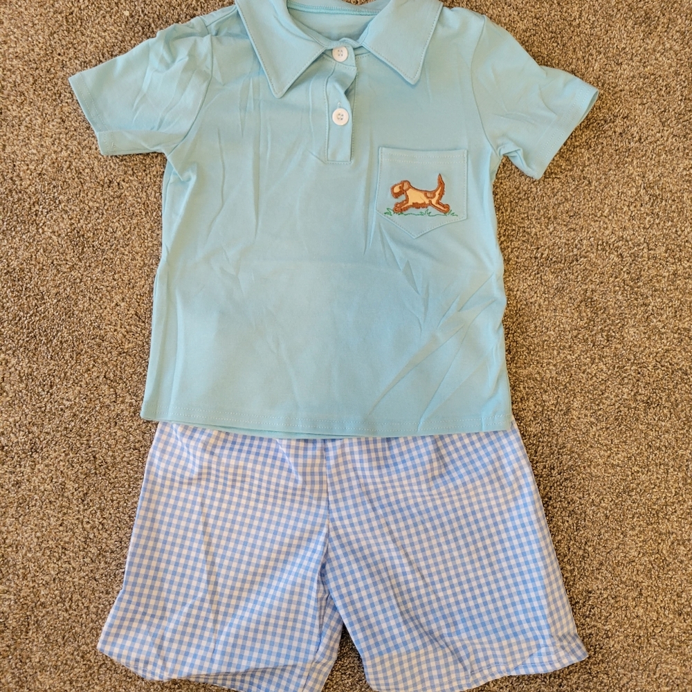 NEW Dash of Glitter Brand Boys Summer Outfit